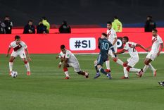 Una postal que se repite cada vez que juega Messi. Foto: @SC_ESPN