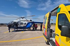 Tras sufrir un accidente doméstico en su vivienda, en San Rafael, un hombre de 38 años fue trasladado de urgencia en helicóptero hasta la Ciudad de Mendoza.