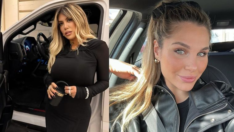 Sin pelos en la lengua. Foto: Instagram: @wanda_nara/ Instagram: @ivannaicardi.