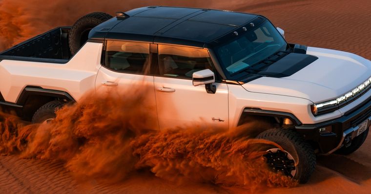 Así es la nueva GMC Hummer Foto: GMC