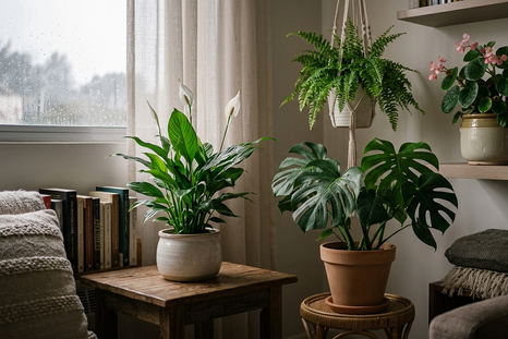 Las plantas para el interior. Fuente: IA Gemini. Las plantas para el interior. Fuente: IA Gemini.