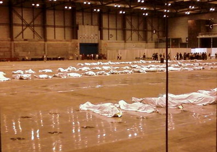 Las víctimas del accidente aéreo. Foto: Efe