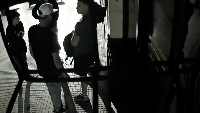 El primer momento del asalto. Foto: Captura de video