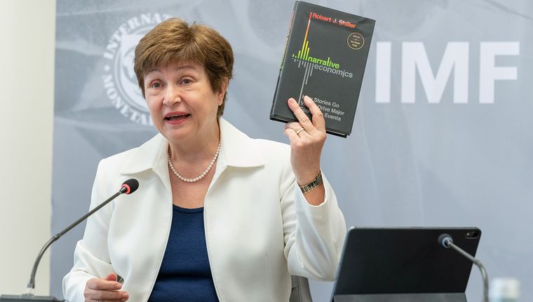 Kristalina Georgieva, titular del FMI e impulsora de un nuevo acuerdo con Argentina, pero con algunas exigencias que aún el país debe cumplir. Foto: NA