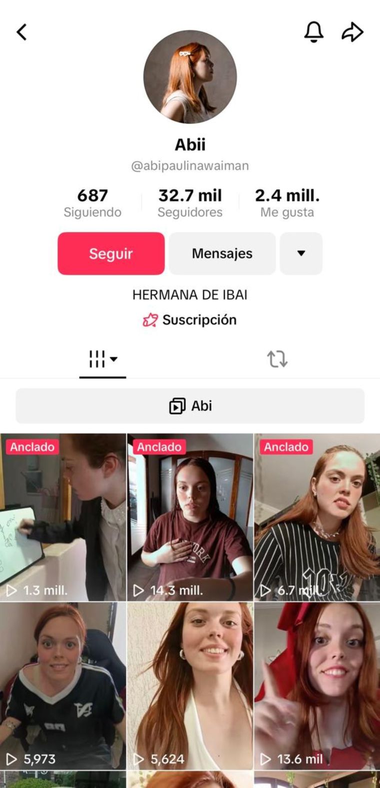 La joven adquirió una gran popularidad. En su cuenta de TikTok, tiene más de 32.7 mil seguidores. La joven adquirió una gran popularidad. En su cuenta de TikTok, tiene más de 32.7 mil seguidores.