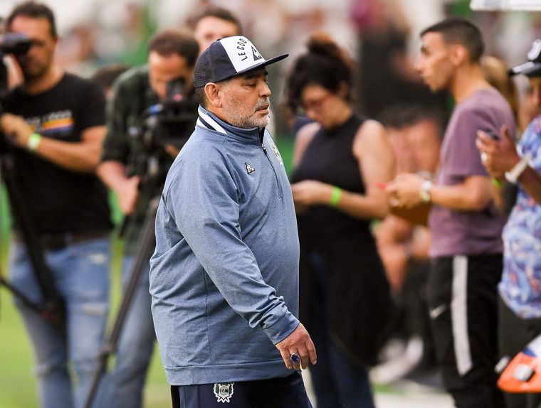 Diego Maradona Maradona se fue enojado pero mimado Foto: Télam