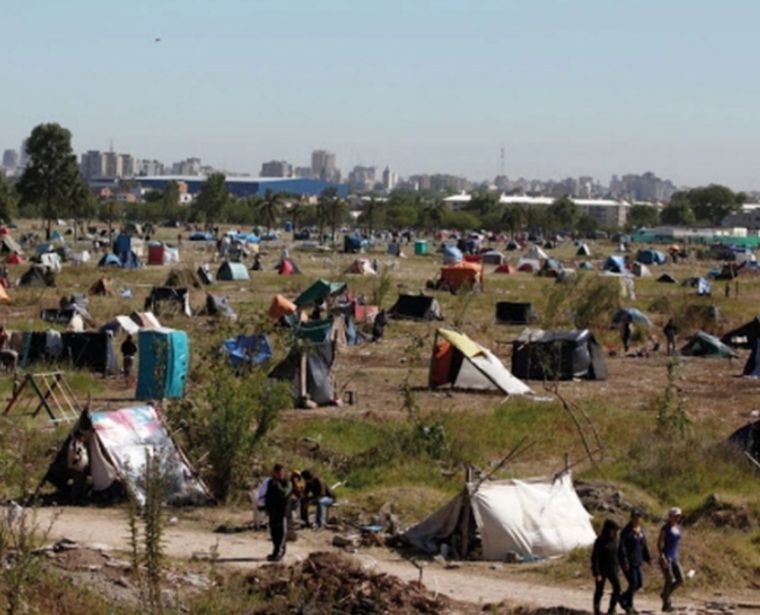 Usurpación de tierras. Foto: Página 12.