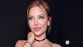 Evangelina Anderson brilló con un look total black de impacto.