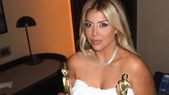 Wanda Nara alzó su estatuilla en los Martín Fierro 2026 en medio de fuertes debates por el resultado. / Instagram @wanda_nara