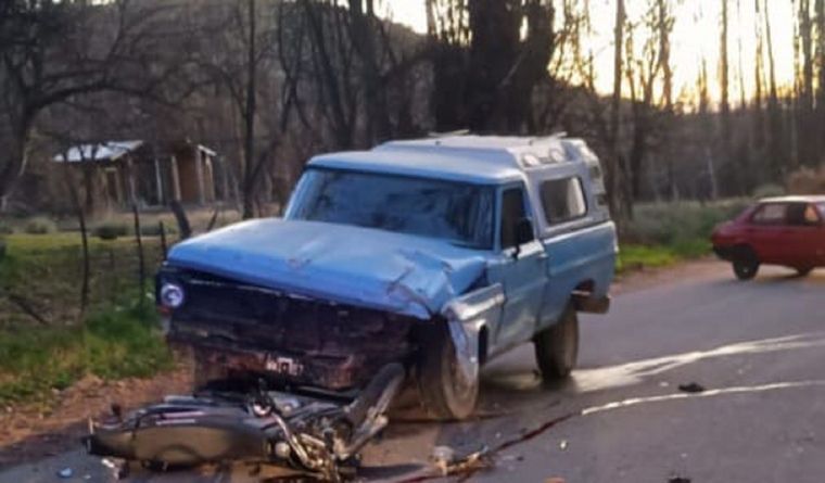 Un motociclista murió en Tupungato tras sufrir un choque frontal con una camioneta.