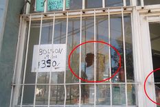 Así quedó parte del frente