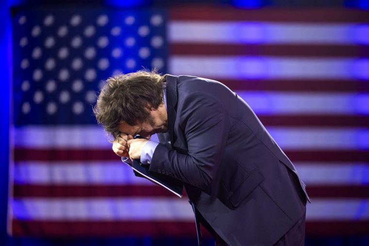 Javier Milei volvió a ser parte de la Cumbre de la CPAC. Foto: EFE
