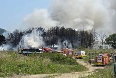 El incidente ocurrió cuando la aeronave de pequeño tamaño colisionó cerca de una montaña de la citada localidad