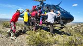 El rescate en helicóptero fue encabezado por el Cuerpo de Aviación Policial y la Patrulla de Rescate. El rescate en helicóptero fue encabezado por el Cuerpo de Aviación Policial y la Patrulla de Rescate.