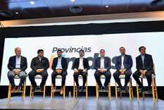 Los gobernadores de Provincias Unidas en el encuentro que llevaron a cabo en Chubut.