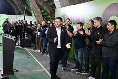 La despedida de Leandro Santoro tras la derrota electoral Foto: NA