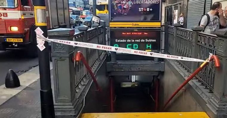Por incidentes en la Línea B, el subte presta servicio limitado Foto: twitter.com/alertastransito