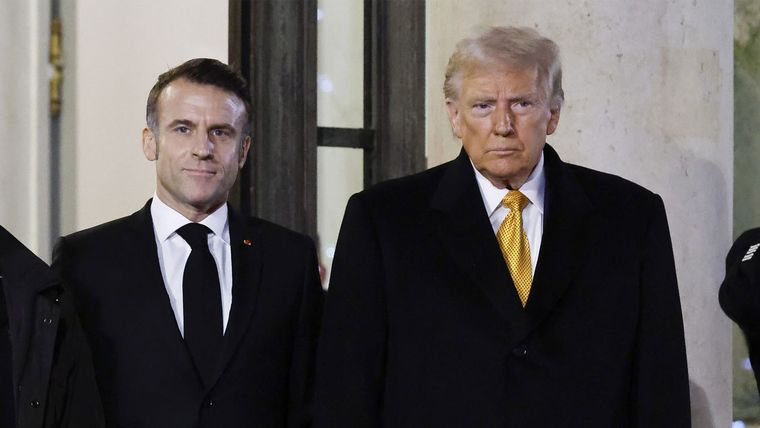Emmanuel Macron, de Francia, y Donald Trump, de Estados Unidos, no tienen la mejor relación. Foto NA Emmanuel Macron, de Francia, y Donald Trump, de Estados Unidos, no tienen la mejor relación. Foto NA