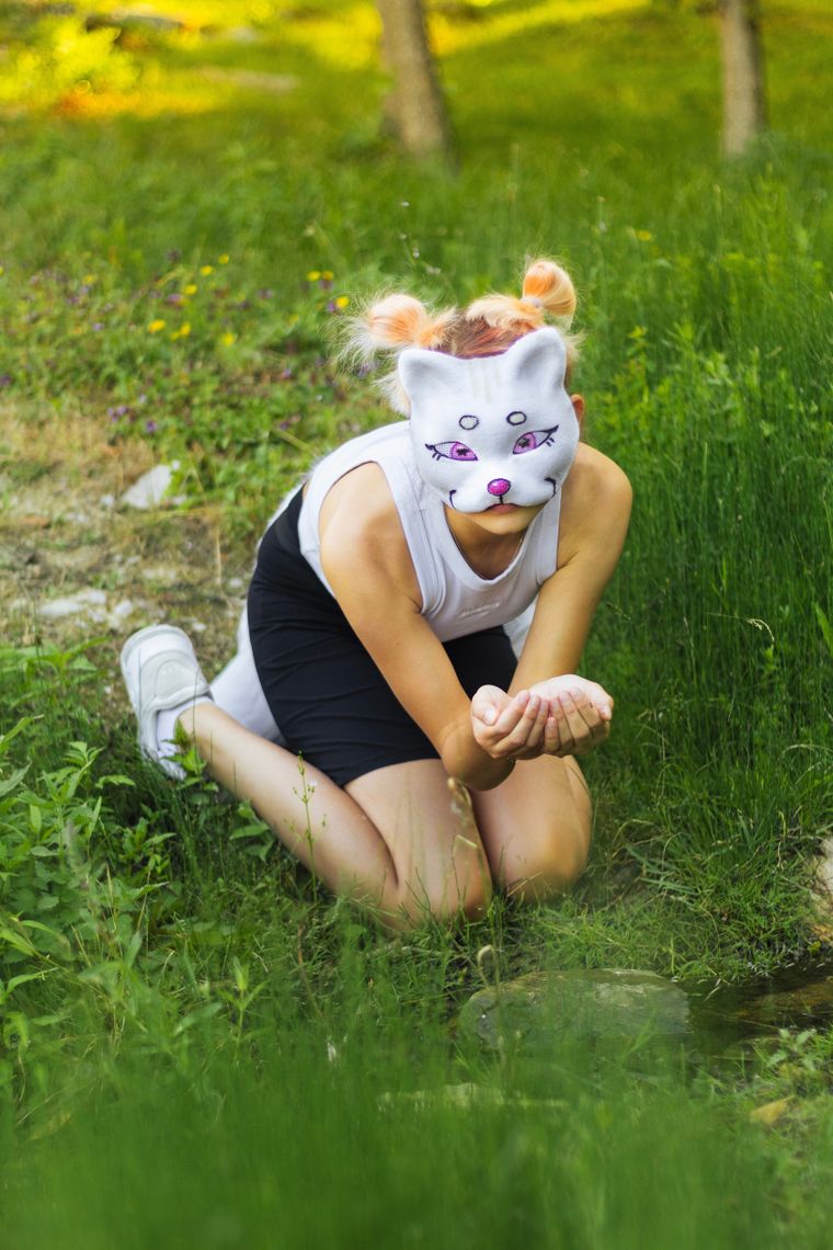 La máscara más utilizada por los therians es la de gatos. La máscara más utilizada por los therians es la de gatos.