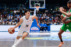 El escolta Gonzalo Corbalán fue una de las figuras de la selección argentina de básquet en la AmeriCup 2025
