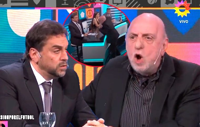 Pagani y Distasio casi se van a las manos después del Boca-River.