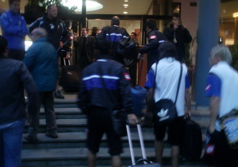 El Tomba ya está en Quito. Foto: MDZ