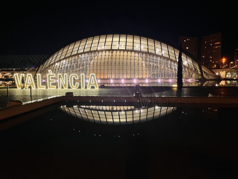 Hemisferic, en la Ciudad de las Artes y las CIencias.Foto: Marimar González