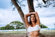 Emilia Attias durante el Mundial de Clubes.