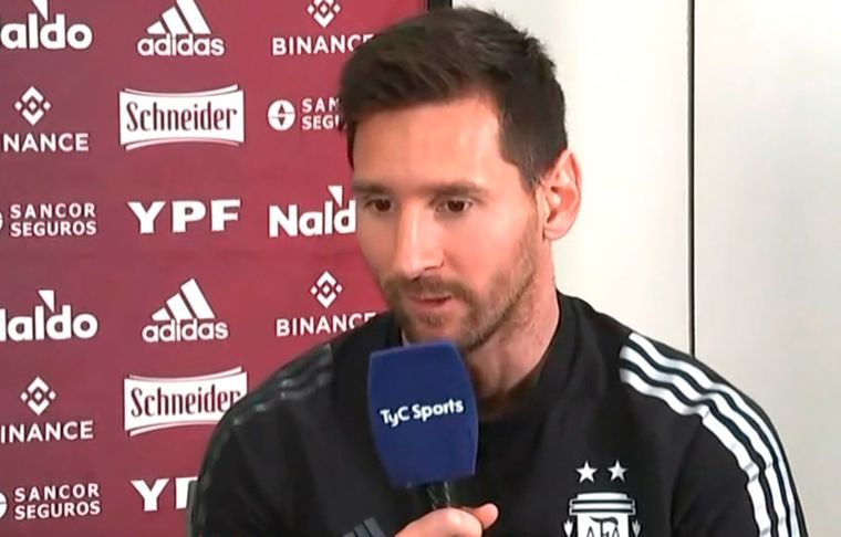 Messi Messi habló sobre cómo transitó el coronavirus. Foto: TyC Sports