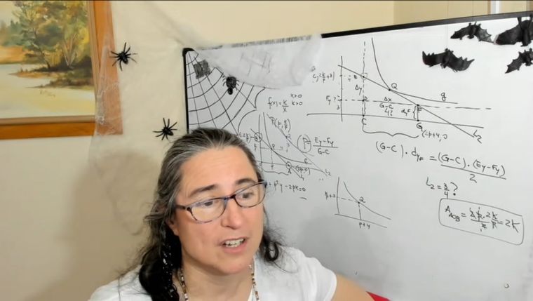 Adriana, la profesora de matemática que se hizo famosa por enseñar y aclarar dudas a través de Twitch