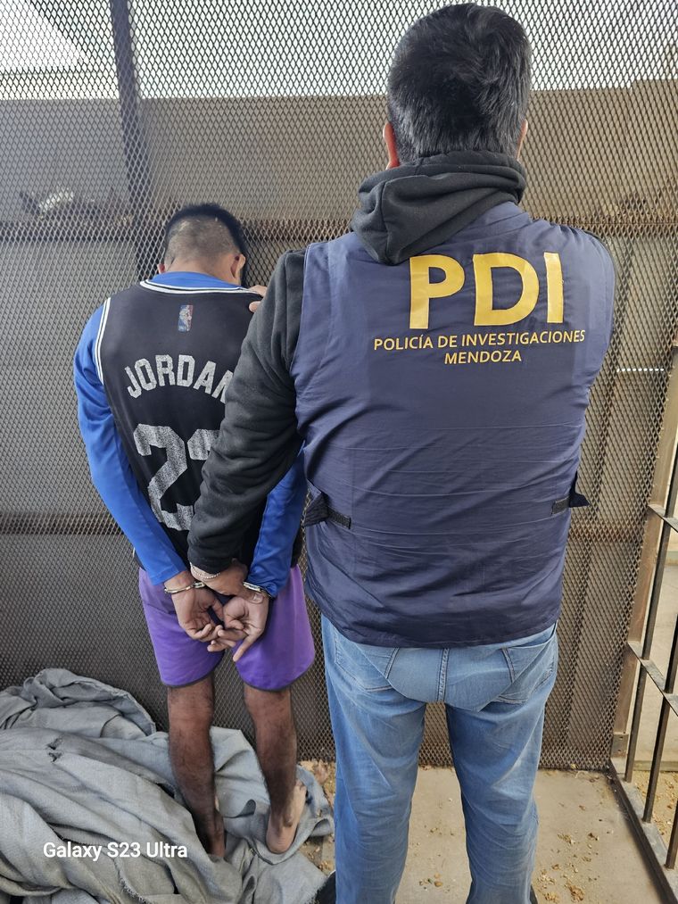 El joven acusado. Foto: Ministerio de Seguridad de Mendoza