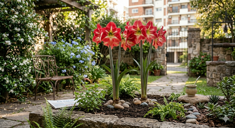 La planta se adapta a canteros con facilidad. Fuente: IA Gemini. La planta se adapta a canteros con facilidad. Fuente: IA Gemini.