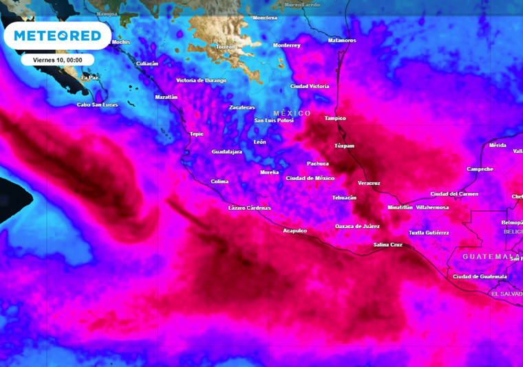 La presencia del Huracán Priscilla generará lluvias acumuladas para los próximos días en México. La presencia del Huracán Priscilla generará lluvias acumuladas para los próximos días en México.