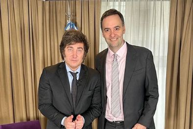 MDZol | Juntos. Javier Milei y Manuel Adorni Foto: Instagram Adorni