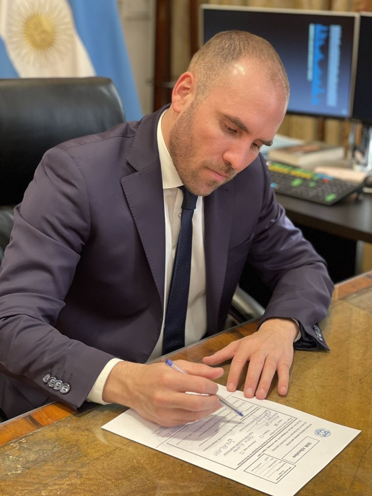 Foto: Twitter Martín Guzmán