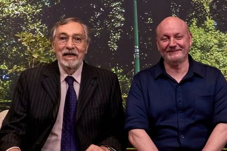 La última foto de la gran dupla. La última foto de la gran dupla.