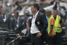 Gallardo no la pasó bien en Belo Horizonte. Foto: EFE