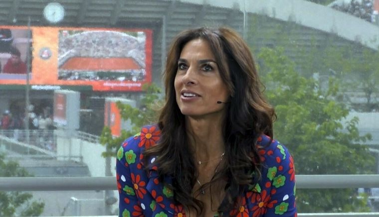 Gaby vivió un momento muy especial Sabatini se animó a cantar