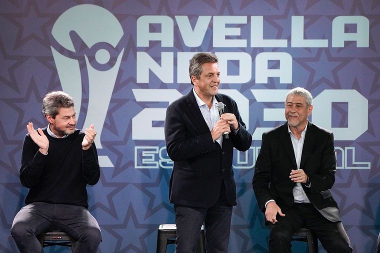 Sergio Massa apoyó la postulación de Avellaneda como una de las sedes para el Mundial 2030 Foto: Prensa Sergio Massa