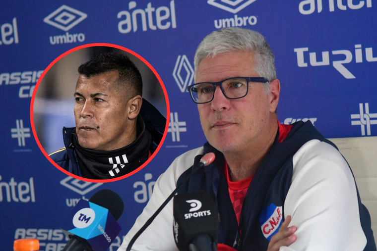 Álvaro Gutiérrez, DT de Nacional, contradijo a Almirón tras el empate con Boca