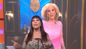 Mirtha Legrand visitó la casa de Moria Casán