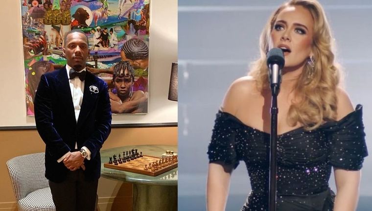 Adele y Rich Paul Amor. Foto: Instagram Adele y Rich Paul