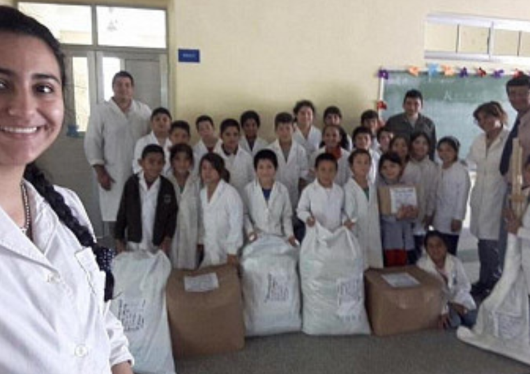 Misiones Rurales Alumnos de una de las escuelas asistidas por los voluntarios Foto: Misiones Rurales Argentinas