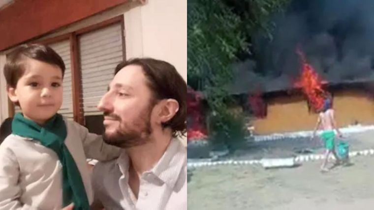 El incendio se dio a pocas cuadras de donde Pablo Laurta cometió el doble femicidio&nbsp;