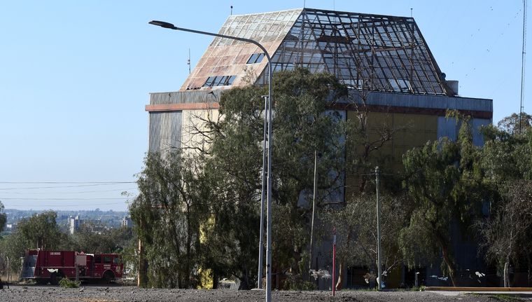 El cuartel de bomberos de Las Heras está en El Challao. Foto: ALF PONCE MERCADO / MDZ