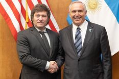 Milei y el embajador Stanley. Foto: Twitter Marc Stanley