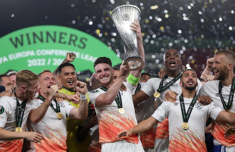 West Ham, campeón agónico de la Conference League Foto: EFE