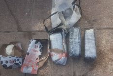 Escondite Las cajas de leche contenían un aditivo ilegal. Foto: Ministerio de Seguridad.