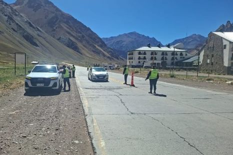El operativo en alta montaña descomprimió la saturación de la Ruta Nacional 7. El operativo en alta montaña descomprimió la saturación de la Ruta Nacional 7.