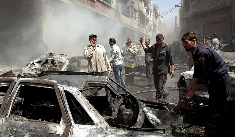 Siria sigue conviviendo con la calamidad. Foto: Efe.